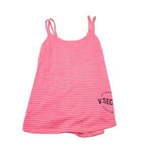 Victoria's secret pink striped tank women's XS